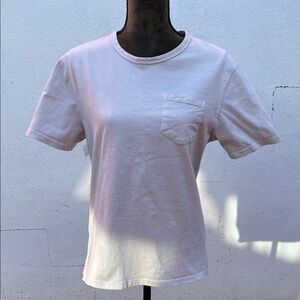 Classic White Tee with Pocket